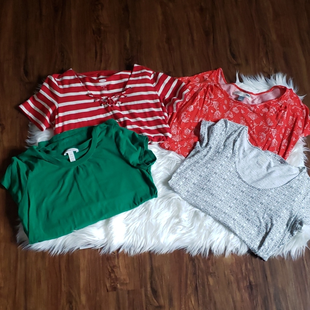 Maternity Tees Lot, Medium